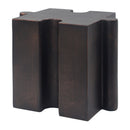 Puzzle Art Side Table, Modular Concave Edge MGO Table