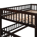 Low Bunk Bed With Slide, Fence And Ladder by HouseOfZazla