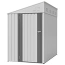 White 4' x 7' Lean-To Storage Shed by HouseOfZazla