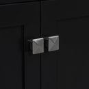 Bathroom Vanity With Ceramic Sink, Modern Single Bathroom Cabinet With 2 Doors And A Shelf, Soft Close Doors by HouseOfZazla