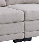 Kristin - Fabric Reversible Sectional Sofa by HouseOfZazla