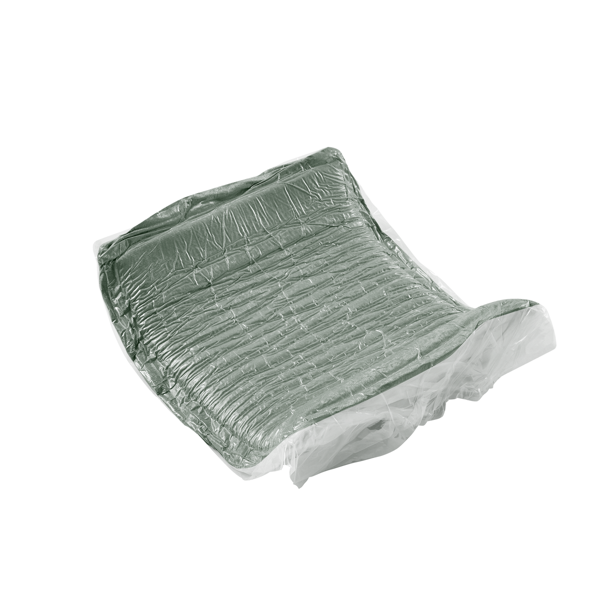 Armless Sofa Velvet-Green, photo 9 of 9
