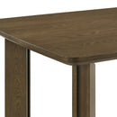 Crispin - 7 Piece Rectangular Dining Table Set With Upholstered Chairs - Brown by HouseOfZazla