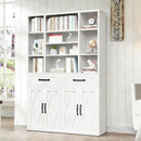 Industrial Bookcase Tall With Adjustable Shelves, Drawers & Doors by HouseOfZazla
