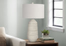 Contemporary Lighting Table Lamp - Ceramic Cream by HouseOfZazla