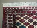 3' X 4' Vintage Handmade Pakistan Bokhara Turkoman Balouch Wool Rug Mat Nice