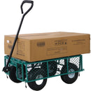 Heavy Duty Steel Garden Cart With Mesh Sides by HouseOfZazla