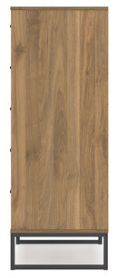 Deanlow - Five Drawer Chest - Honey