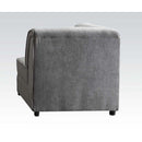 Bois - Modular Wedge With Pillow - Gray Velvet