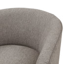 Miramar - Swivel Barrel Chair With Wooden Base by HouseOfZazla
