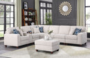 Rene - Sectional Sofa With Ottoman - Beige by HouseOfZazla