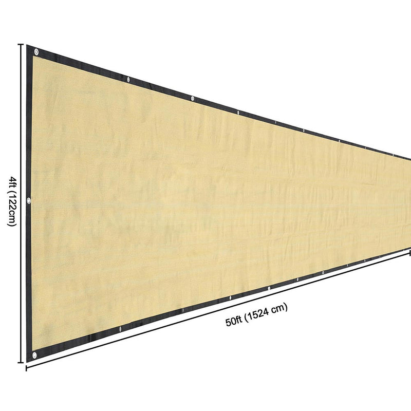 Yescom Residential Privacy Screen Fence Polyethylene 4'x50'