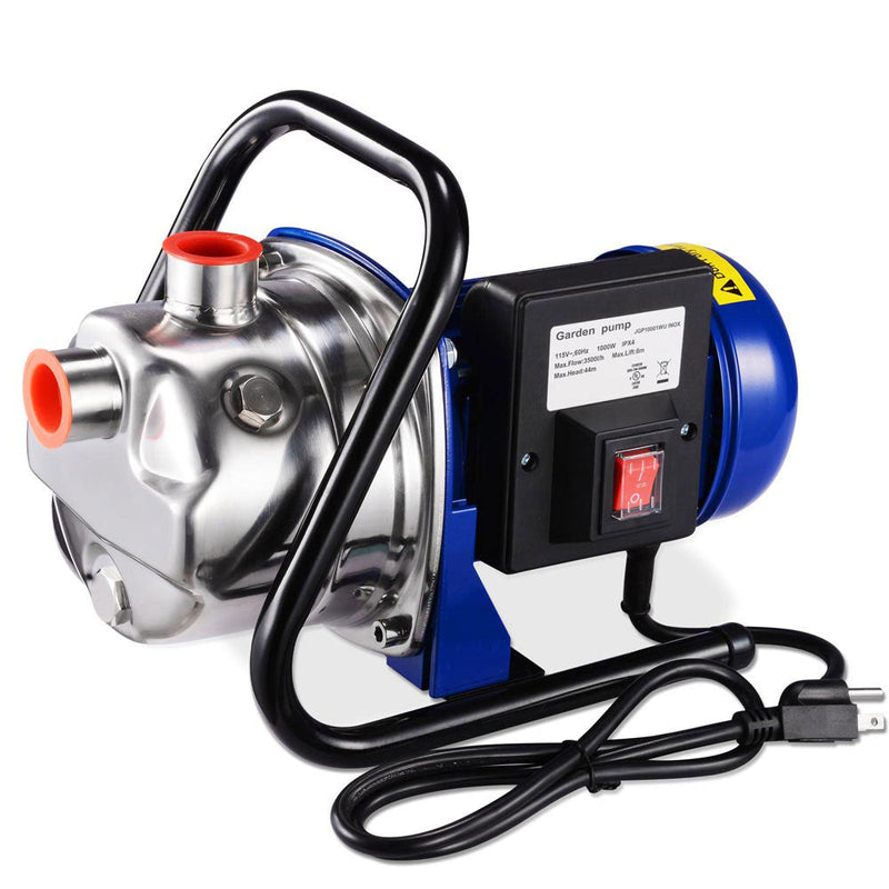 DIY 1.3HP Electric Water Pump Sump Pump Stainless Steel 770gph