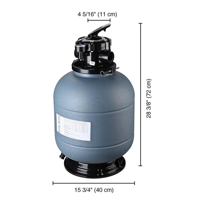 Yescom 16" Sand Filter In / Above Ground SPA Swimming Pool