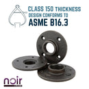 1 in. Prefinished Matte Black Floor Flange by PIPE DECOR