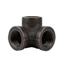 1/2 in.  Prefinished Matte Black Side Outlet Elbow