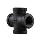 1/2 in. Prefinished Matte Black Cross