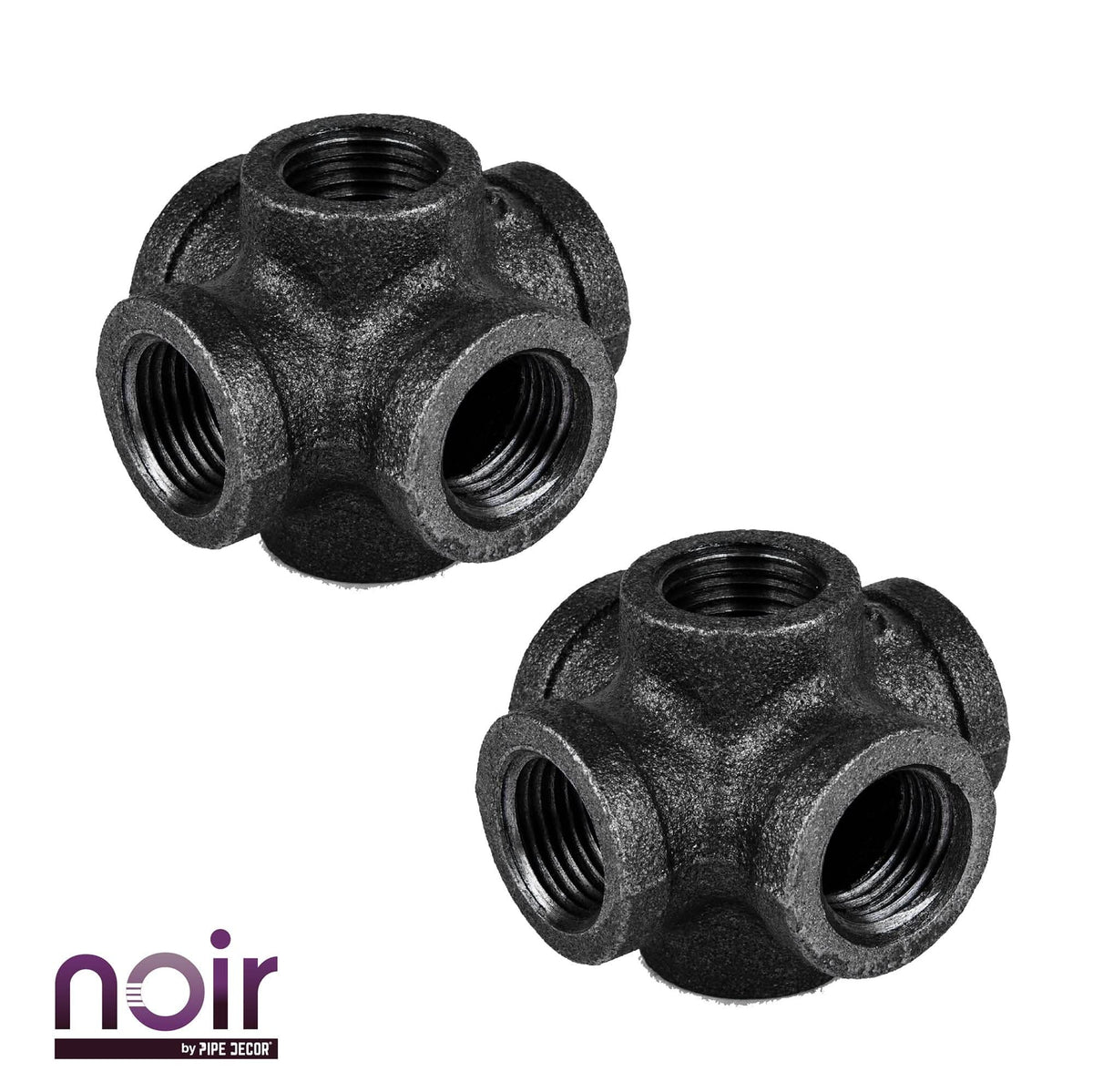 1/2 in. Prefinished Matte Black 6-Way Fitting, photo 11 of 12