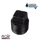 1/2 in. Prefinished Matte Black Plug by PIPE DECOR