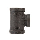 3/4 in. x 3/4 in. x 1/2 in. Prefinished Matte Black Reducing Tee