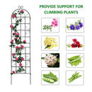 Metal Garden Trellis 4 Pack Rustproof Climbing Plant Supports by HouseOfZazla