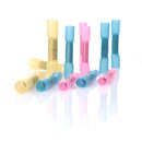 125Pcs Heat Shrink Butt Connector Solder Seal Wire Connector Electrical Terminals Kit Waterproof Insulated Copper
