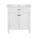 Bathroom Vanity With Ceramic Basin, Soft Close Door And Adjustable Shelves by HouseOfZazla