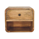 Mini Floating Open Bedside - Oak by Unique Piece Furniture