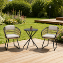 3-Piece Outdoor Wicker Bistro Set