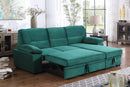 Kipling - Reversible Sleeper Sectional Sofa Chaise by HouseOfZazla