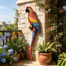 Hanging Scarlet Macaw Parrot Statue