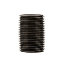 1/2 in. x 1 in. Prefinished Matte Black Pipe by PIPE DECOR