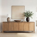 Nolan - 6 Door Sideboard - Brown by HouseOfZazla