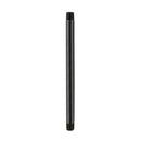 1/2 in. x 12 in. Prefinished Matte Black Pipe