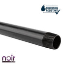 1/2 in. x 3 in. Prefinished Matte Black Pipe by PIPE DECOR