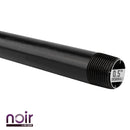 1/2 in. x 10 in. Prefinished Matte Black Pipe by PIPE DECOR