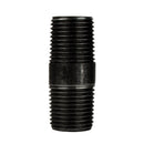 1/2 in. x 2 in. Prefinished Matte Black Pipe
