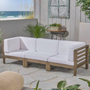 Oana - 3 Piece Sofa Set With Water Resistant Cushions by HouseOfZazla