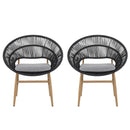 Cyril - Outdoor Papasan Style Dining Chair (Set of 2)