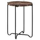 Kohala - Round Accent Side Table - Red by HouseOfZazla