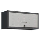 Heavy Duty Metal Wall Mounted Tool Storage Cabinet Steel Metal Garage Storage Cabinet - Black / Gray by HouseOfZazla