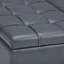 Harrison - Upholstered Coffee Table Storage Ottoman by HouseOfZazla
