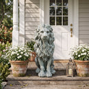 Magnesium Oxide Sitting Lion Statue