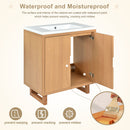 Bathroom Vanity Set With Sink, Combo Cabinet, Bathroom Storage Cabinet, Solid Wood Frame by HouseOfZazla