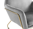 Keira - Accent Chair With Metal Base