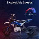 24V Electric Motocross Ride-On Motorcycle for Kids Ages 5-12