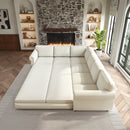 118" L-Shaped Convertible Sofa Bed
