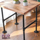 1/2 in. x 24 in. Prefinished Matte Black Pipe by PIPE DECOR