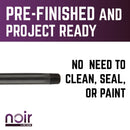 1/2 in. x 36 in. Prefinished Matte Black Pipe by PIPE DECOR