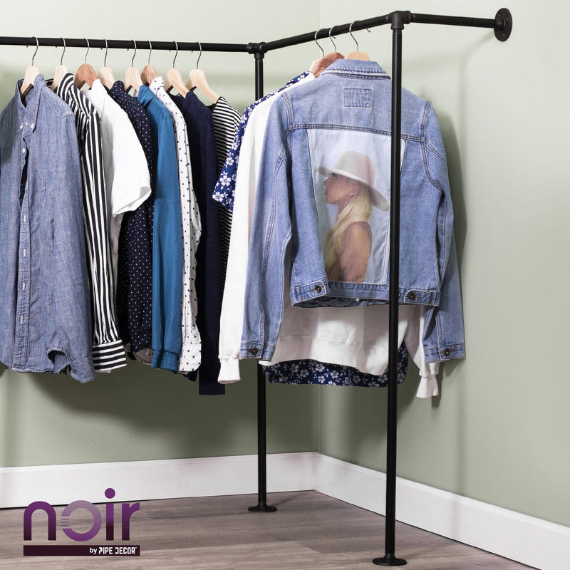 1 in. x 30 in. Prefinished Matte Black Pipe